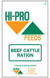 Beef Cattle Ration bag