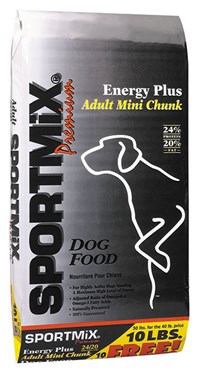 Sportmix dog food bag