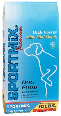 Sportmix dog food bag