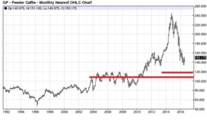 Feeder Cattle Futures Trading Charts