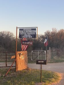 Sign for Keith Terry's Ranch