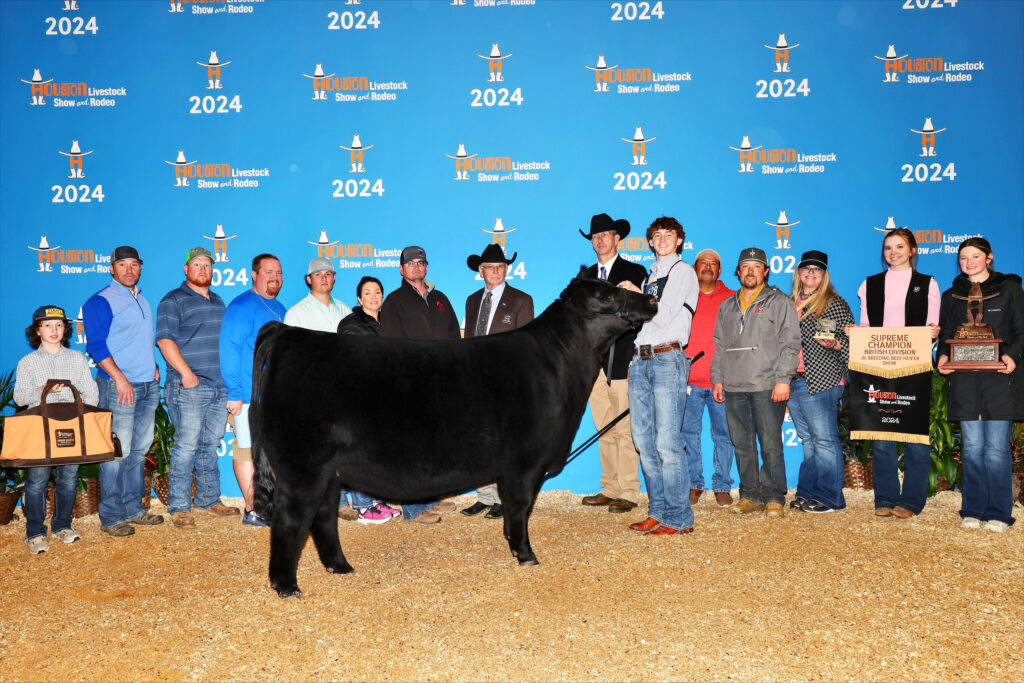 Wyatt DeBerry and Family in the winner's ring